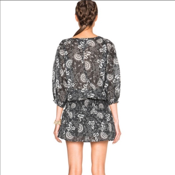 Ulla Johnson Batu Smoked Floral mini dress size 6 - Picture 5 of 7